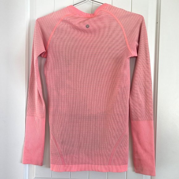 Lululemon Swiftly Tech Long-Sleeve T-Shirt, Flashlight, *Stained* - Picture 2 of 8